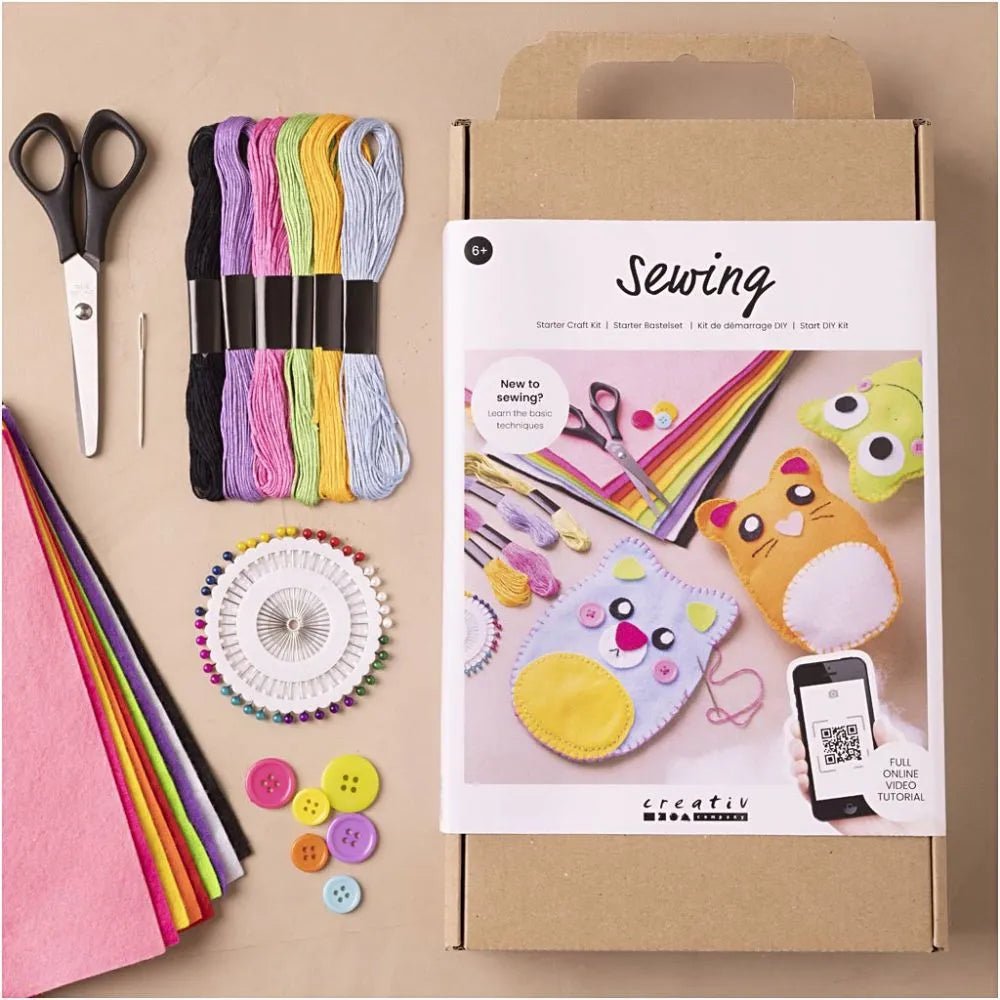 Teddy Bears Sewing Felting Starter Craft Kit Full Craft Kit All