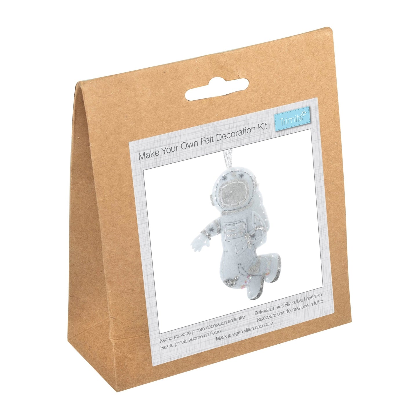 Trimits Astronaut Pre Punched Shaped Acrylic Felt Kit For Beginners