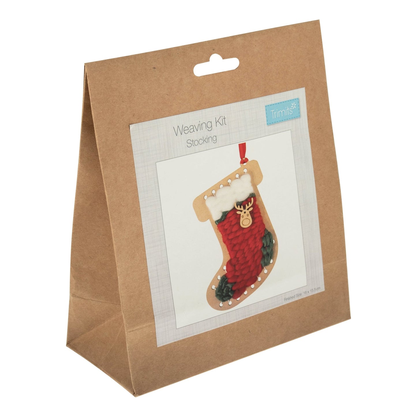 Weaving Stocking Decoration Full Craft Kit - All Materials & Instructions Included