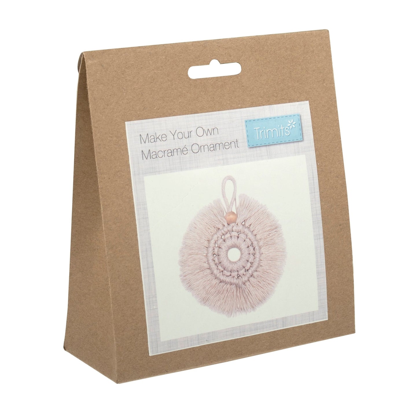 Wreath: Natural Begginers Macramé Kit - All Materials & Instructions Included