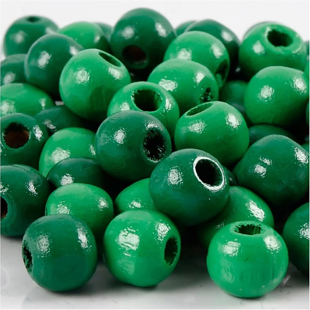 12mm Wooden Beads Assorted Colours Round Jewellery Making Supplies Crafts