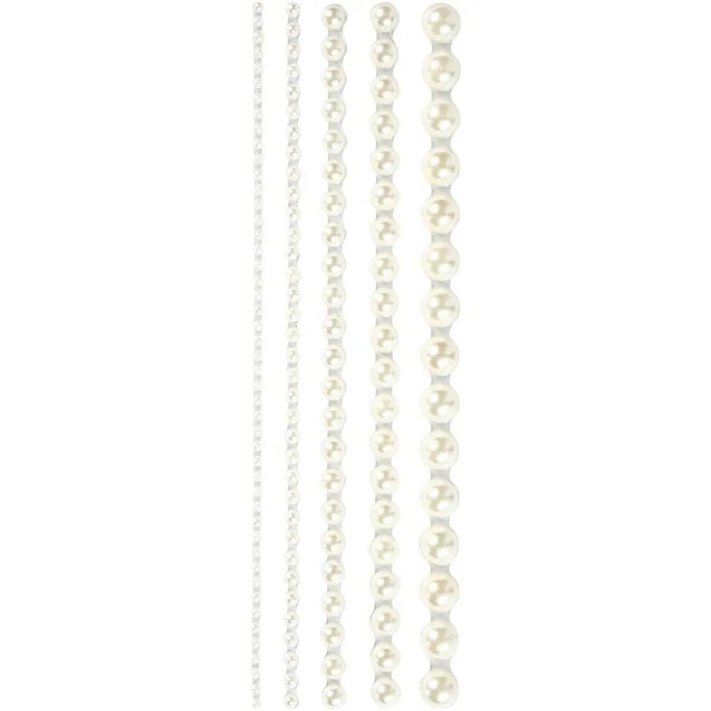 140 x Assorted Colour Self Adhesive Half Pearls With Mother Of Pearl Art Crafts