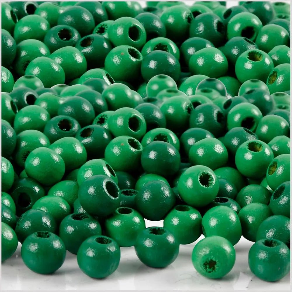 150 x Wooden Beads Assorted Colours Round Jewellery Making Supplies Crafts 5mm