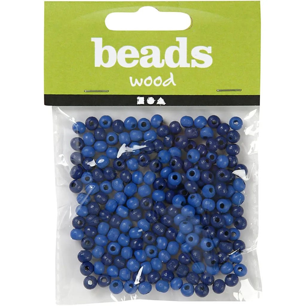 150 x Wooden Beads Assorted Colours Round Jewellery Making Supplies Crafts 5mm