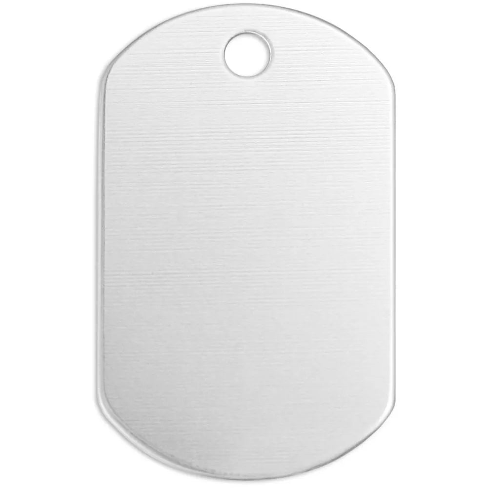 16 x Impress Art Aluminum Metal Square Tags With Hole Jewellery Making Embossing