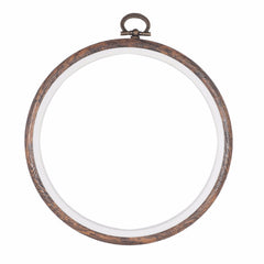 Embroidery Flexi Hoop CrossStitch Sewing Round Plastic Frame - 6 inch - Hobby & Crafts