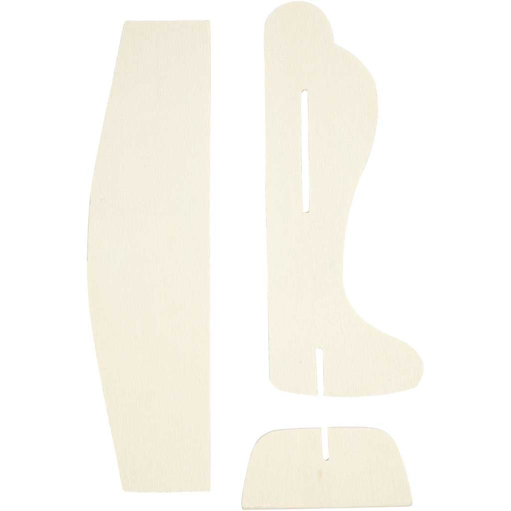 20 x Plywood Self Assemble Toy Airplanes Children Decoration Crafts 21.5x25.5 cm - Home - Crafts