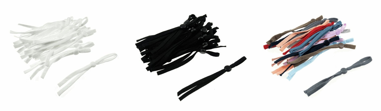 20 x Trimits Mask Elastics With Adjustable Toggle Sewing Crafts - Select Colour - Home - Crafts