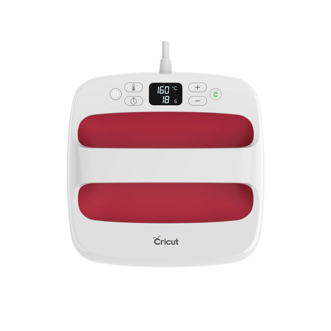 Cricut EasyPress 2 Raspberry 9"x9" | Heat Press Portable Lightweight Thick Heat Plate USB