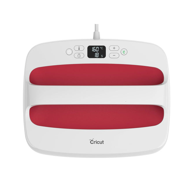 Cricut EasyPress 2 Raspberry 12"x10" | Heat Press Portable Lightweight Thick Heat Plate USB