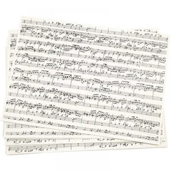 10 x 21cm Music Notes Musician Design Paper Craft For Card Making Scrapbooking 100g