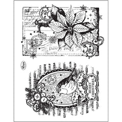 Viva Decor Transparent Silicone Christmas Card Motives Stamp Sheet To Paint Decorate Crafts - Hobby & Crafts