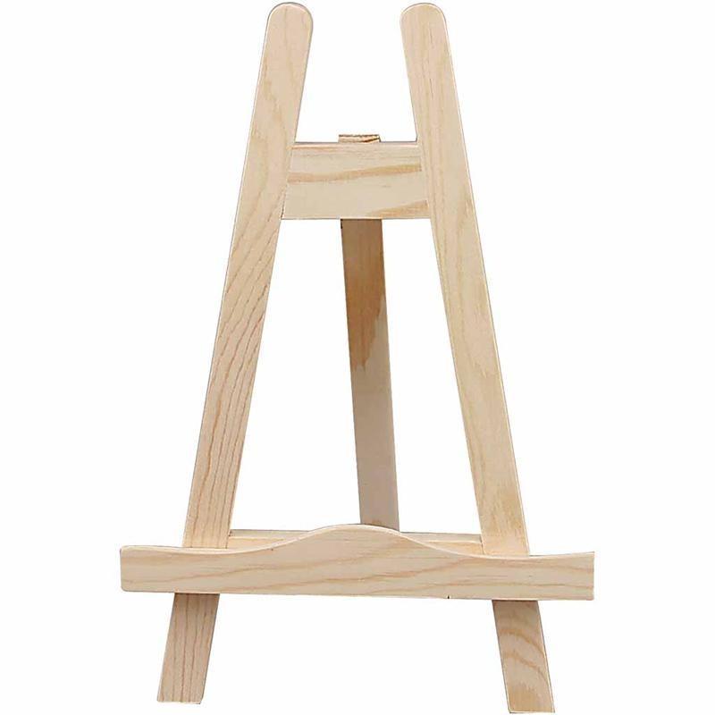25cm Wooden Art Artists Mini Easel Stand Painting Dolls House Miniature Craft - Home - Crafts