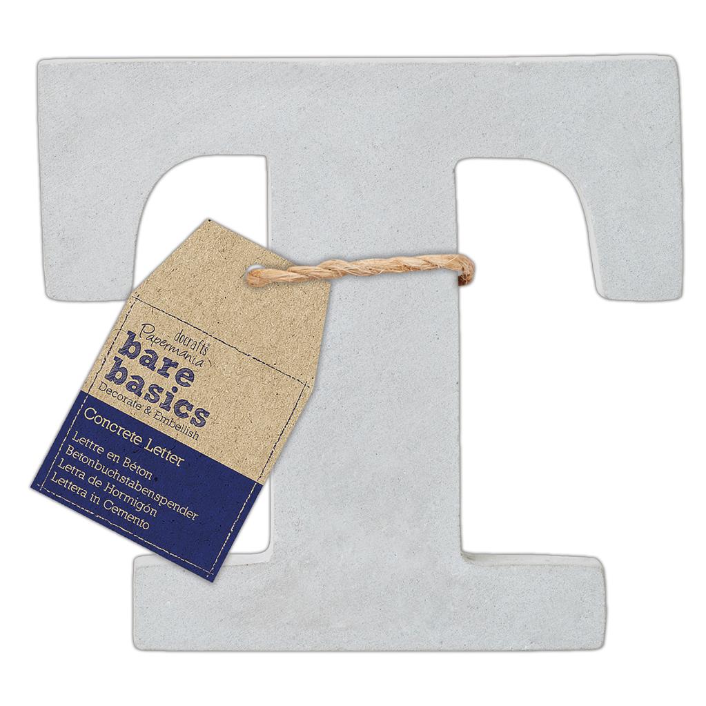 26 x Papermania Bare Basics Concrete Alphabet Letters ( A - Z ) Decorations Scrapbooking Crafts 80mm - Home - Crafts