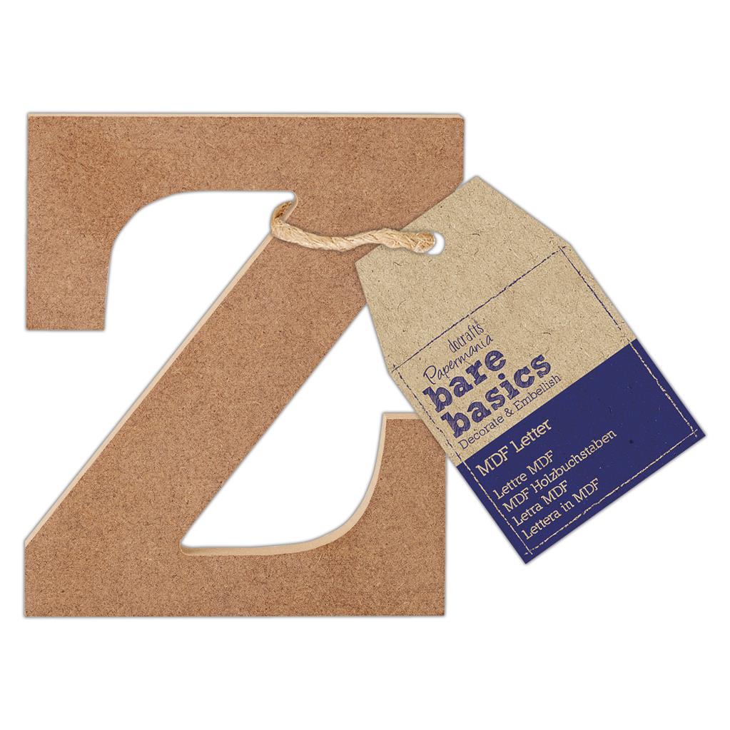 26 x Papermania Bare Basics MDF Alphabet Letters ( A - Z ) Home Wedding Decoration Scrapbooking Crafts - Home - Crafts