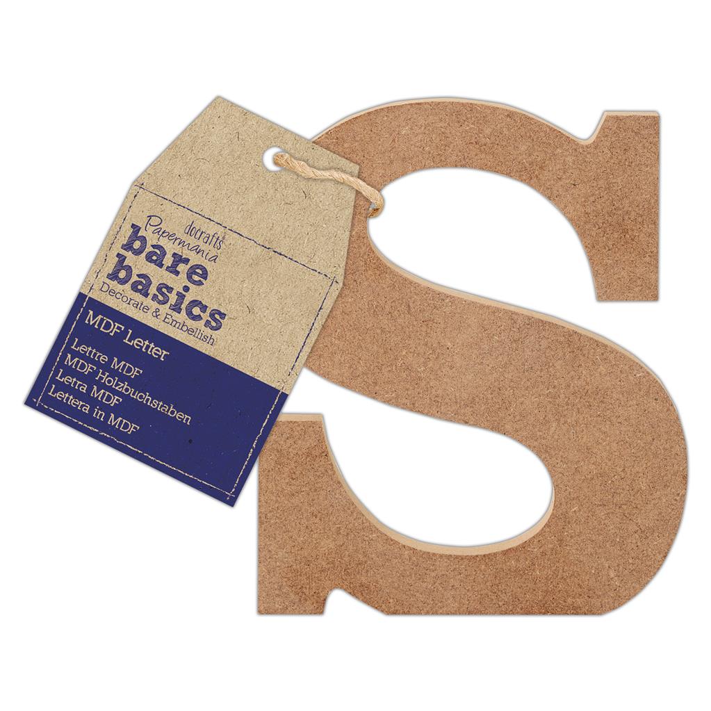 26 x Papermania Bare Basics MDF Alphabet Letters ( A - Z ) Home Wedding Decoration Scrapbooking Crafts - Home - Crafts