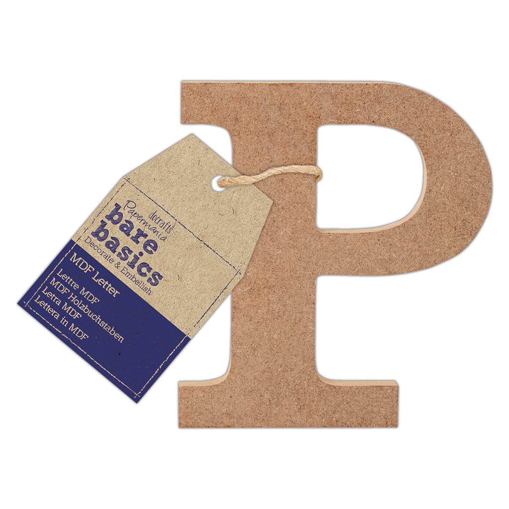 26 x Papermania Bare Basics MDF Alphabet Letters ( A - Z ) Home Wedding Decoration Scrapbooking Crafts - Home - Crafts
