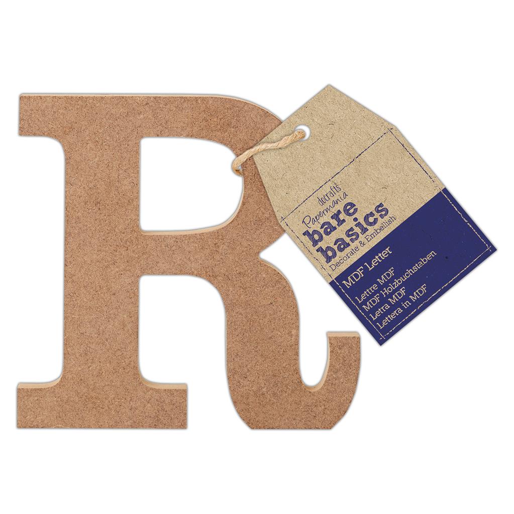 26 x Papermania Bare Basics MDF Alphabet Letters ( A - Z ) Home Wedding Decoration Scrapbooking Crafts - Home - Crafts