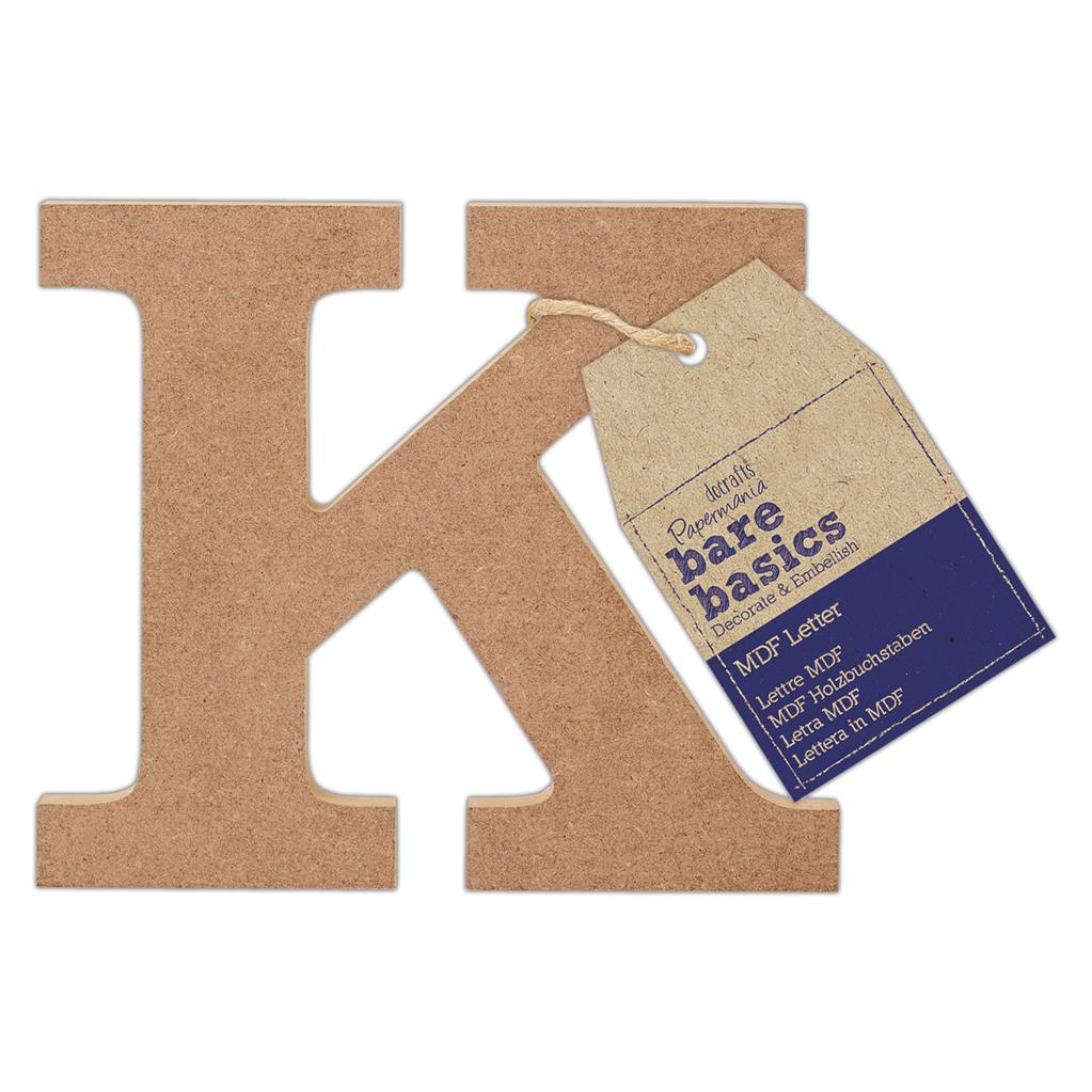 26 x Papermania Bare Basics MDF Alphabet Letters ( A - Z ) Home Wedding Decoration Scrapbooking Crafts - Home - Crafts