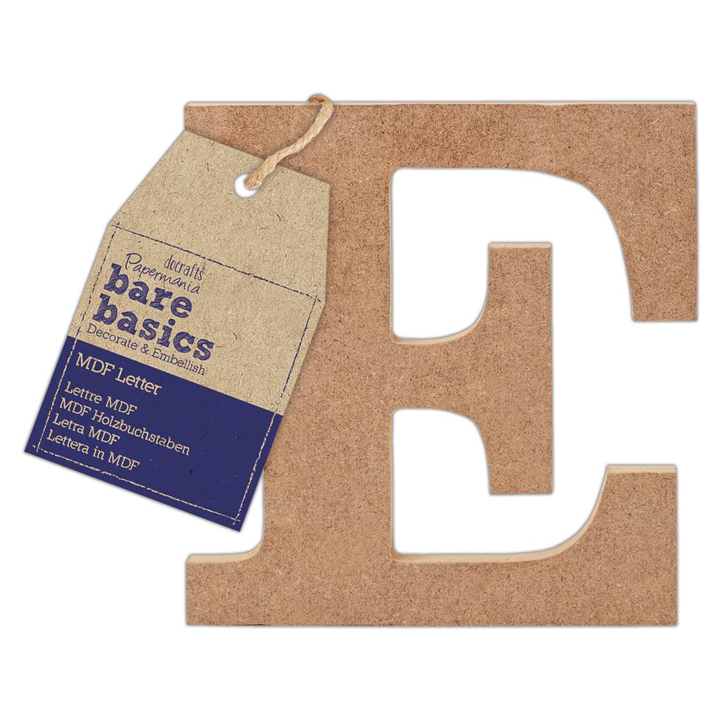 26 x Papermania Bare Basics MDF Alphabet Letters ( A - Z ) Home Wedding Decoration Scrapbooking Crafts - Home - Crafts