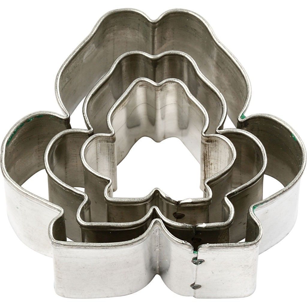 3 x Assorted Size Frog Shaped Metal Cookie Cutters - Home - Crafts