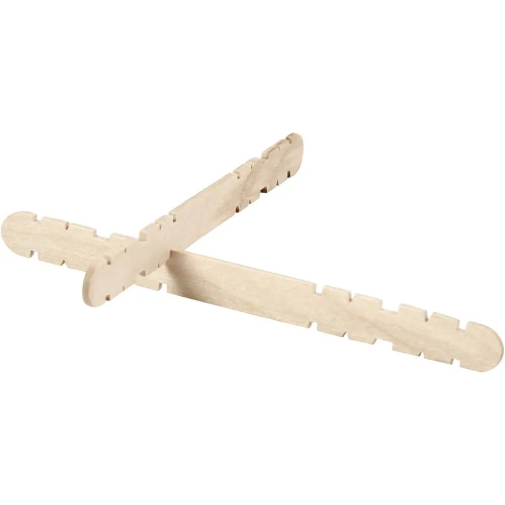 30 Birch Wood Construction Sticks 11.4cmx10mm Wooden Decoration Children Crafts