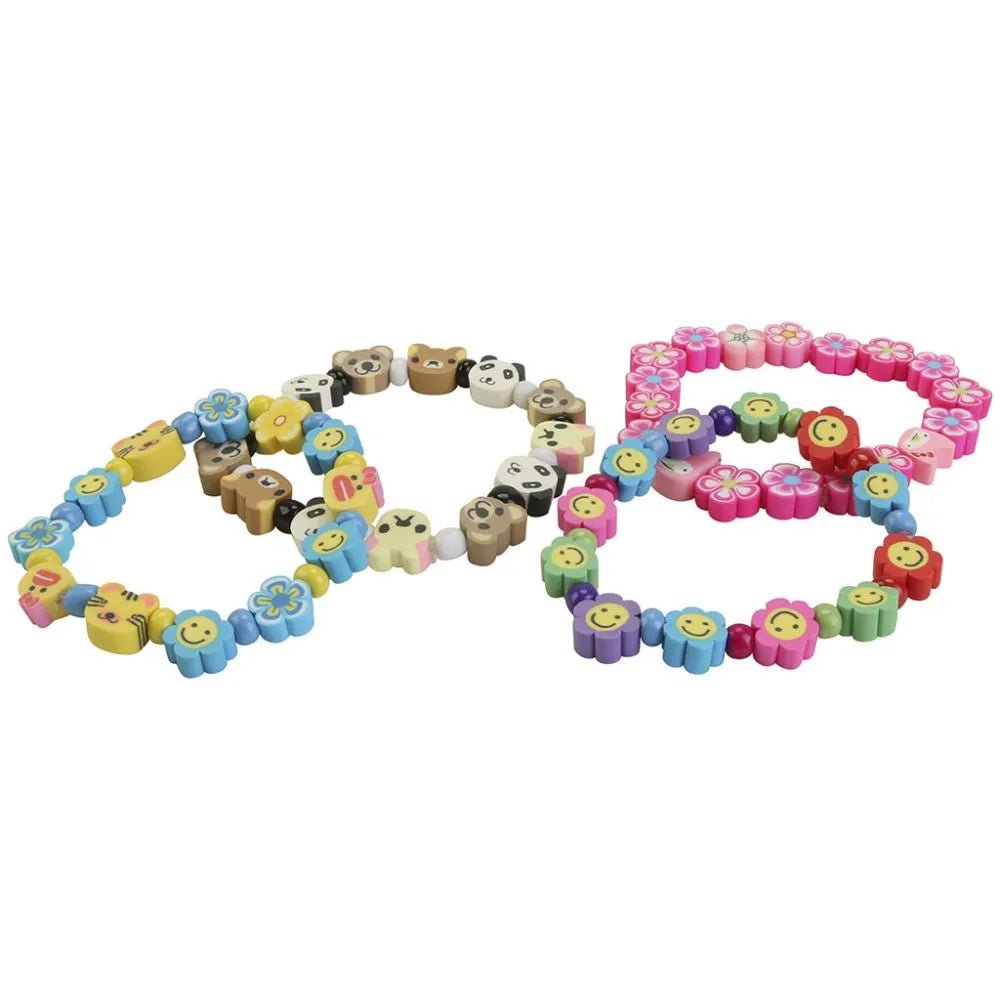 3100 x Assorted Colour Mix Wooden Bead Jewellery Making Supplies Crafts 8mm 500g