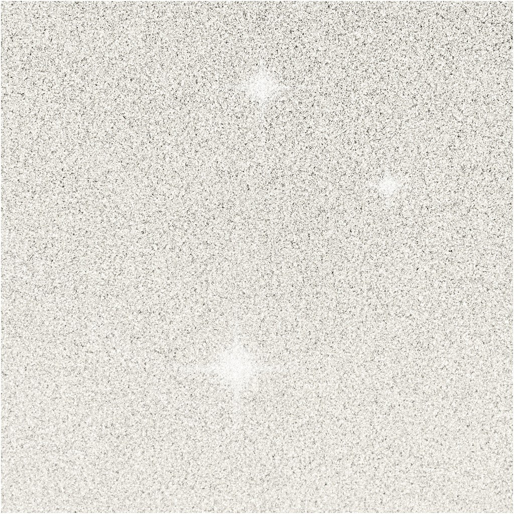 4 x White Colour Glitter Cards Paper Envelopes For Greetings Decoration - Home - Crafts
