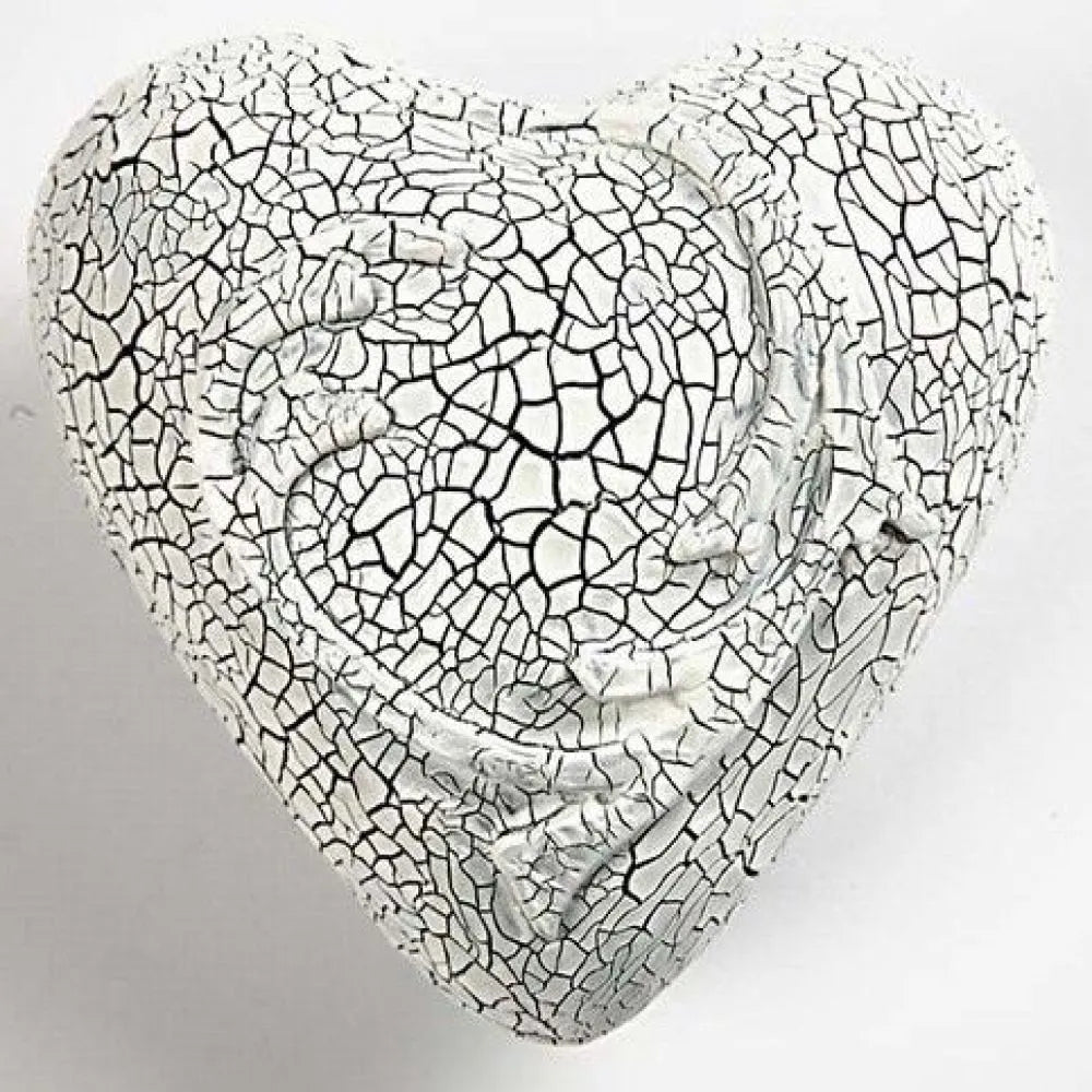 5 White Polystyrene Love Heart Shapes Modelling Christmas Decoration Crafts 11cm