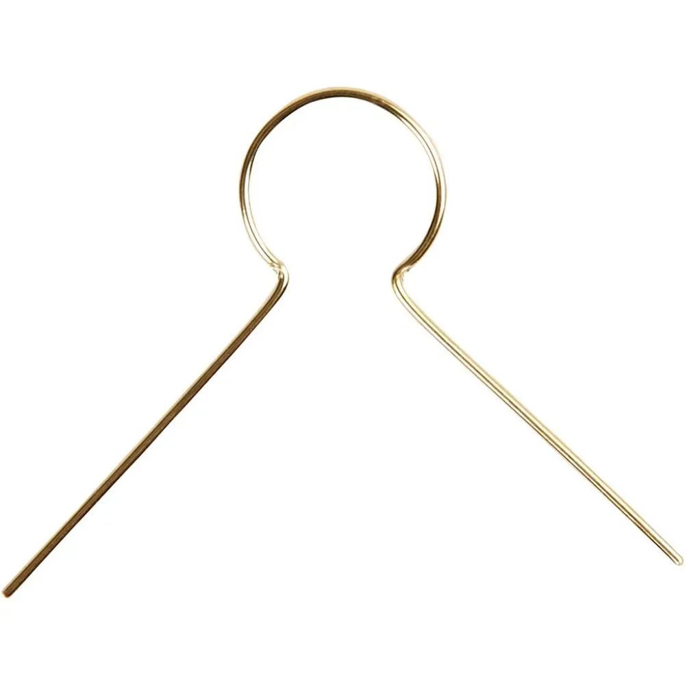 50 x Decorative Metal Ornament Hanging Hooks Silver-Gold-Plated Craft Supplies Christmas