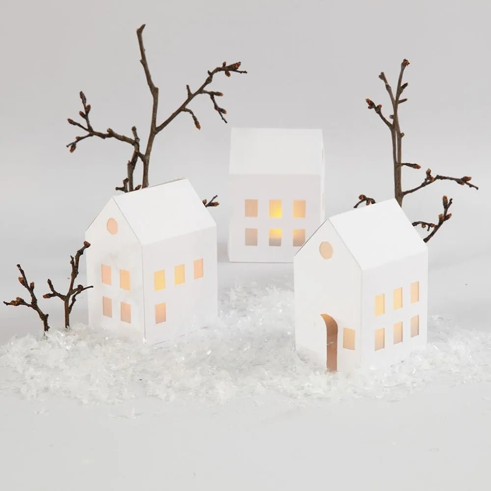 6 x LED Tea Light Plastic Candles Battery Operated Christmas Decorations Crafts