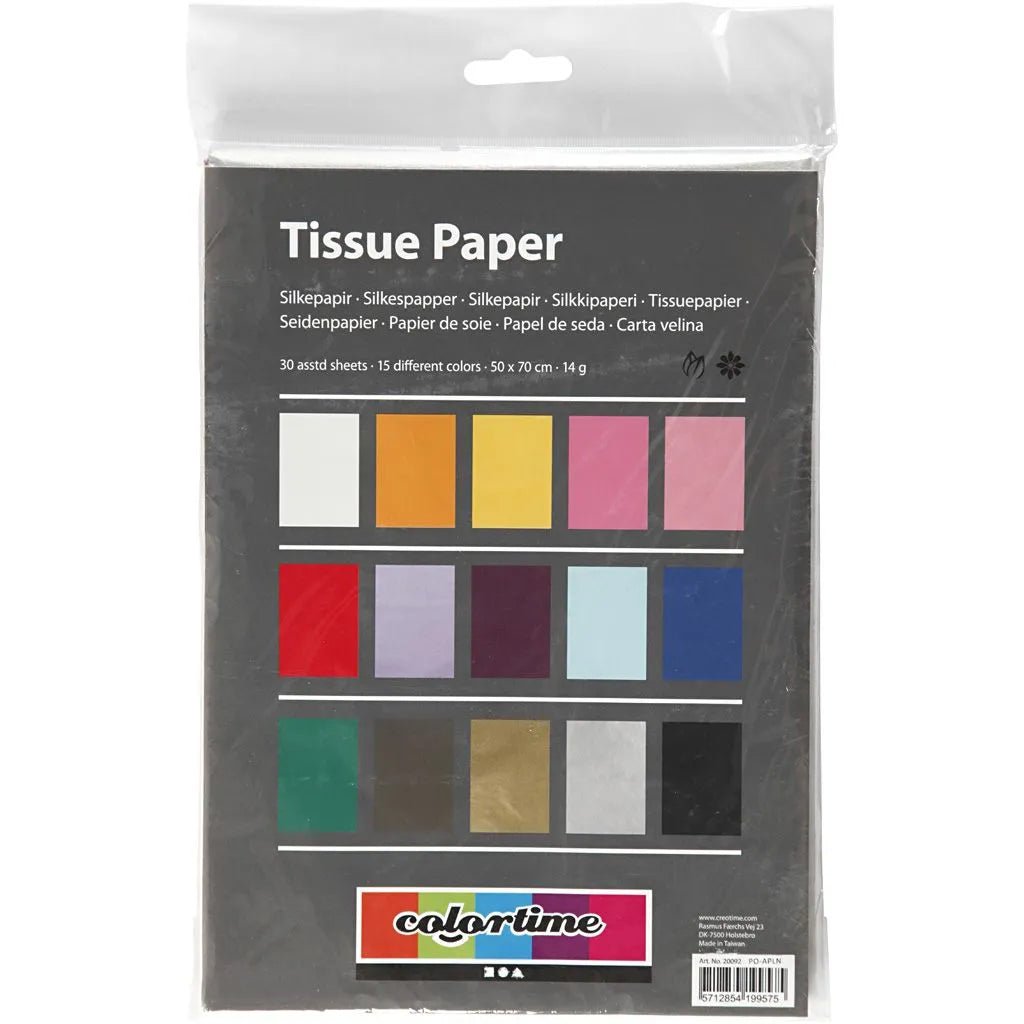 6 x Tissue Paper Sheets Silver Gold Mother Of Pearl Christmas Decorations Crafts