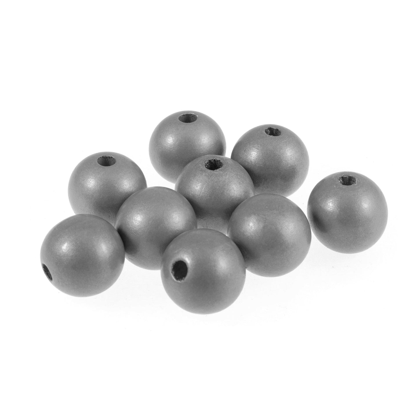 9 x Safe Premium Wooden Beads 25mm Round - Macramé Jewellery Making Supplies Crafts
