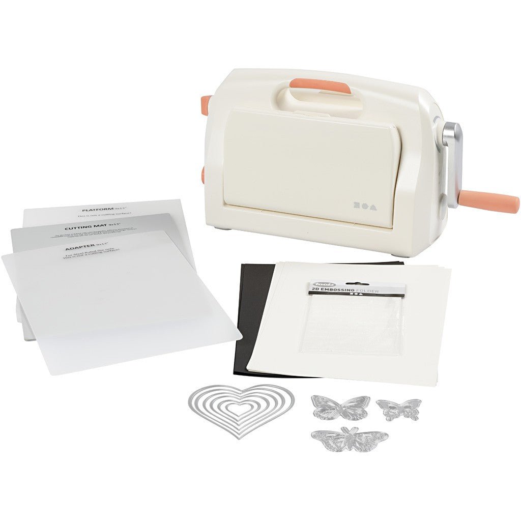 A4 Die Cutting and Embossing Machine Starter Kit - Must Have For All Crafters - Home - Crafts