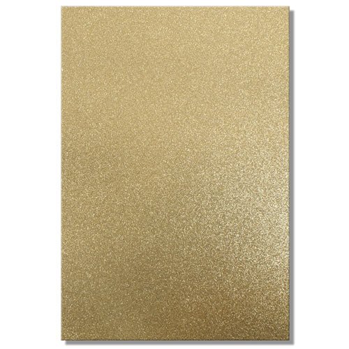 A4 Dovecraft Glitter Card Sheet Card Making 220gsm - Gold - Home - Crafts