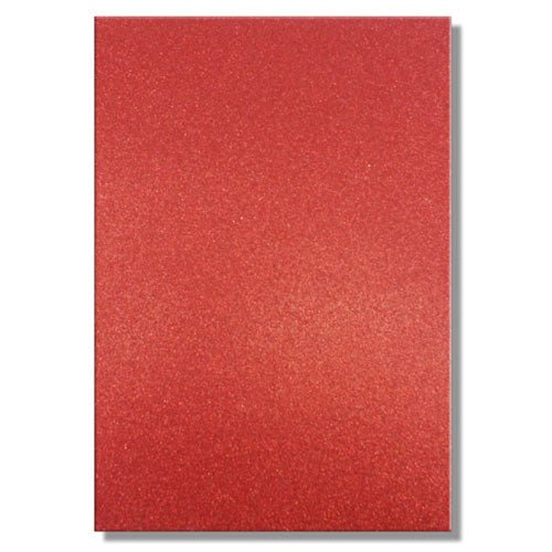 A4 Dovecraft Glitter Card Sheet Card Making 220gsm - Red - Home - Crafts