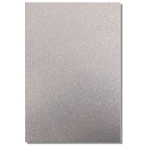 A4 Dovecraft Glitter Card Sheet Card Making 220gsm - Silver - Home - Crafts
