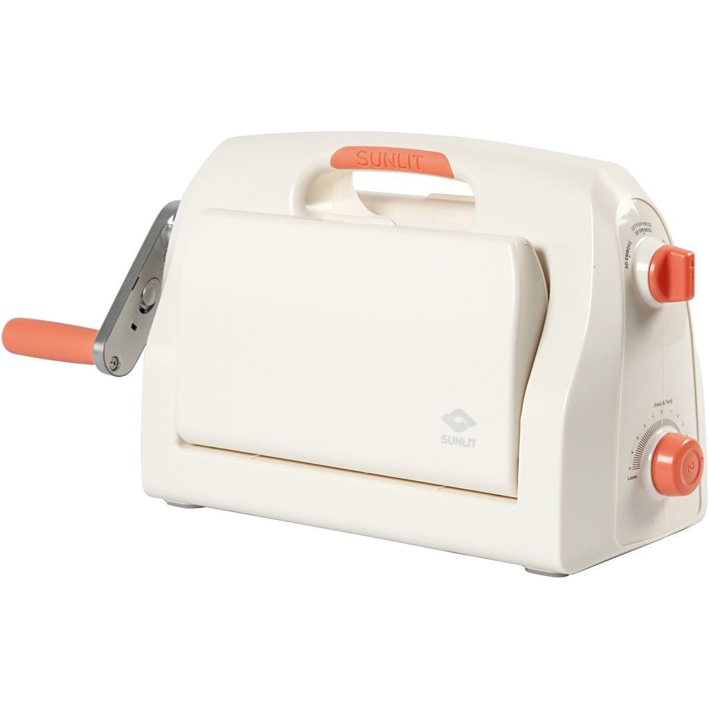 A4 Sunlit Die Cutting & Embossing Machine Soft Grip Handle Storage Compartment - Home - Crafts