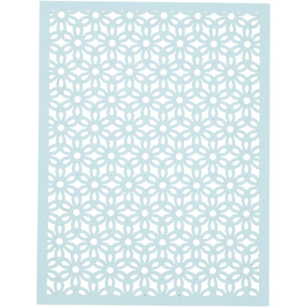 A5 x 24 Assorted Colour Different Design Lace Patterns Cardboard Sheets Pad 200g - Home - Crafts