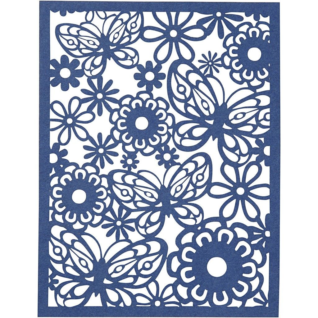 A5 x 24 Assorted Colour Different Design Lace Patterns Cardboard Sheets Pad 200g - Home - Crafts