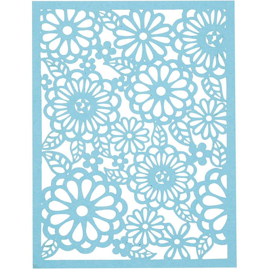 A5 x 24 Assorted Colour Different Design Lace Patterns Cardboard Sheets Pad 200g - Home - Crafts