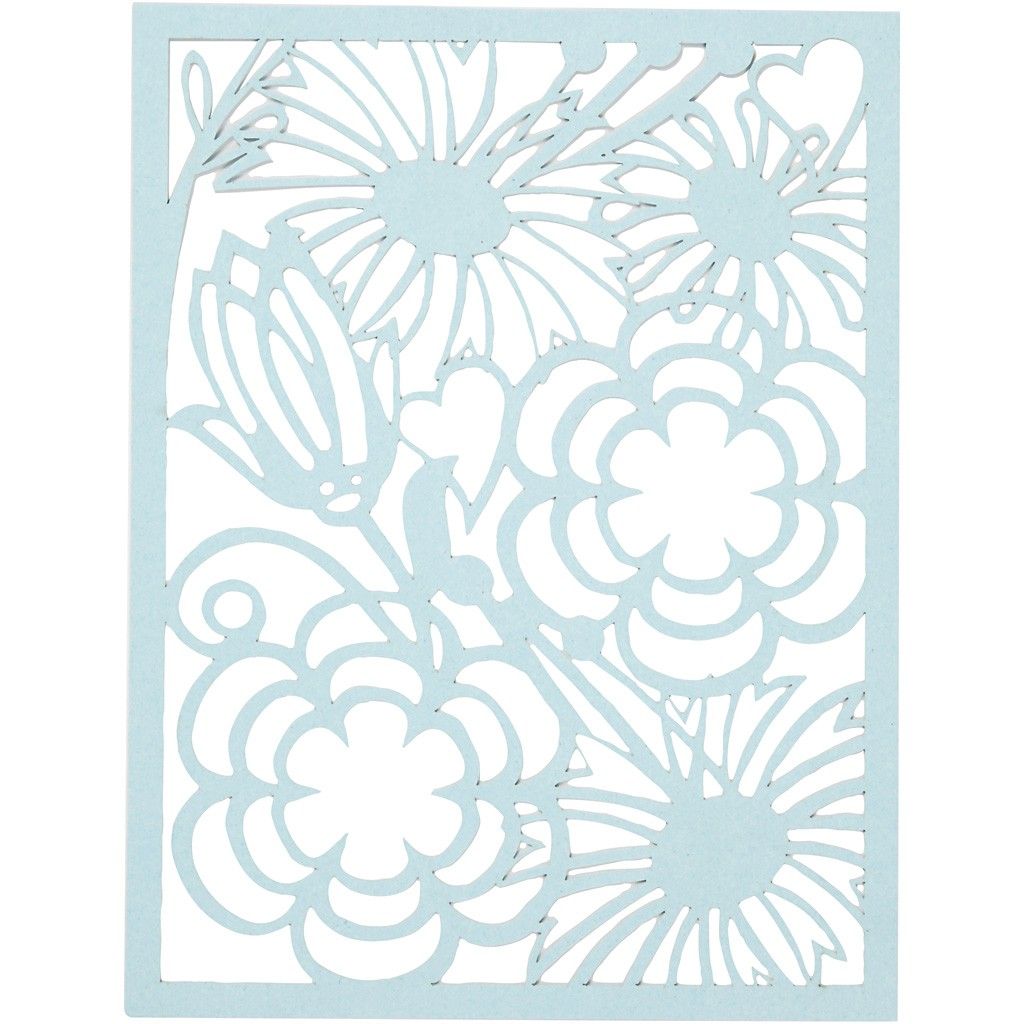 A5 x 24 Assorted Colour Different Design Lace Patterns Cardboard Sheets Pad 200g - Home - Crafts