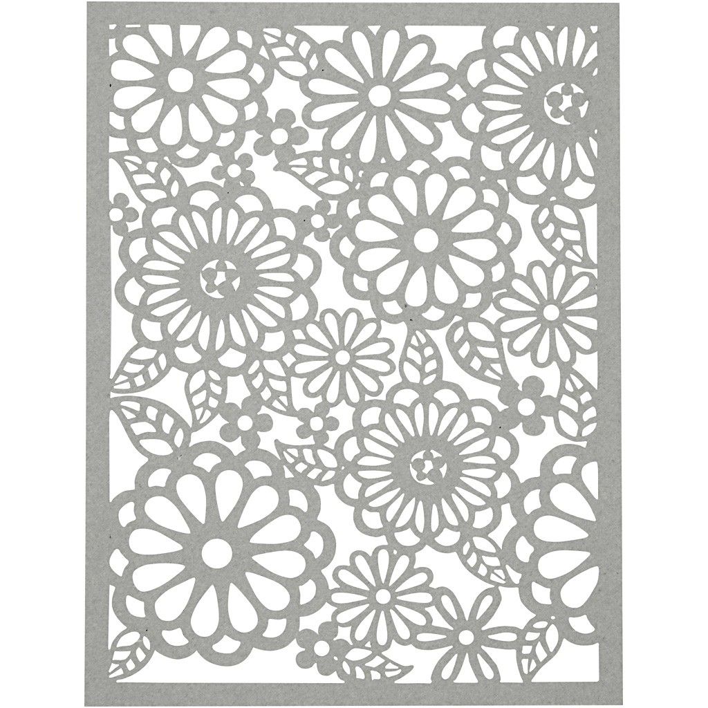 A6 x 24 Assorted Colour Different Design Lace Patterns Cardboard Sheets Pad 200g - Home - Crafts