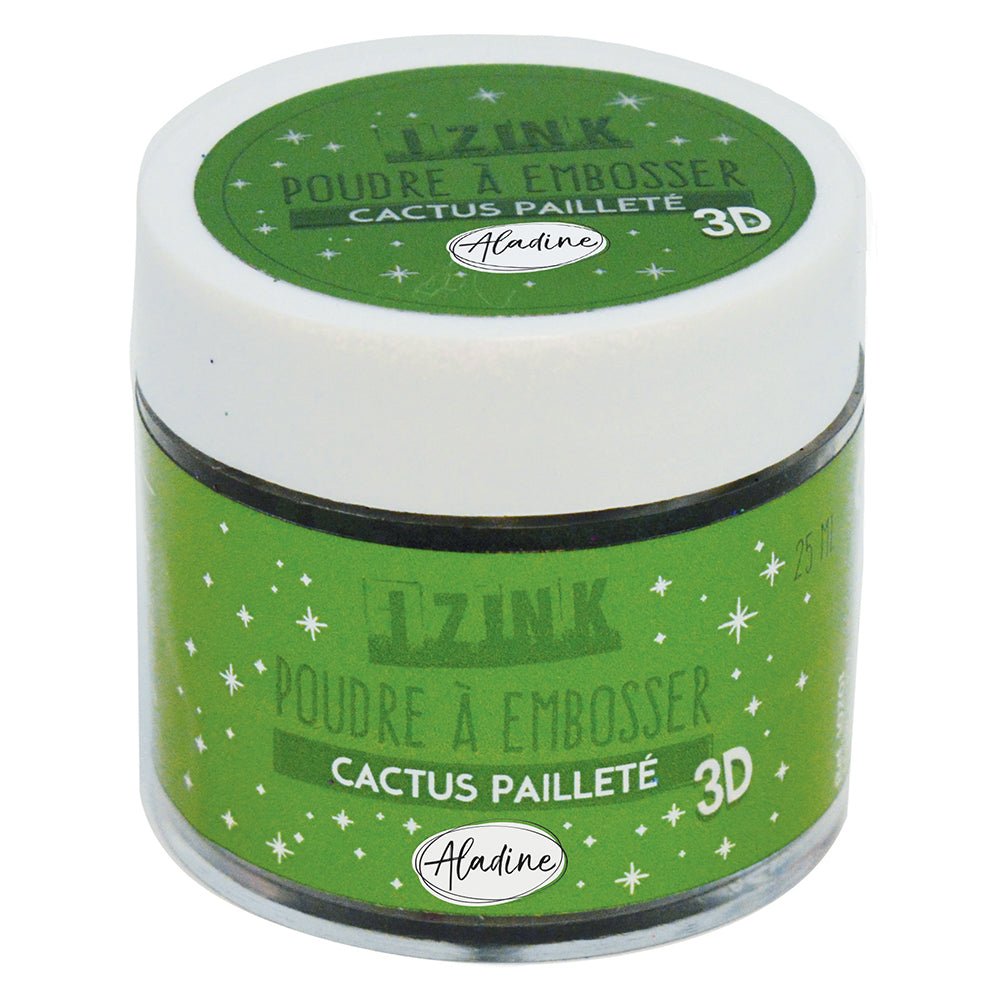 Aladine 3D Assorted Colour Izink Embossing Powder Scrapbooking Paper Crafts 25ml - Home - Crafts