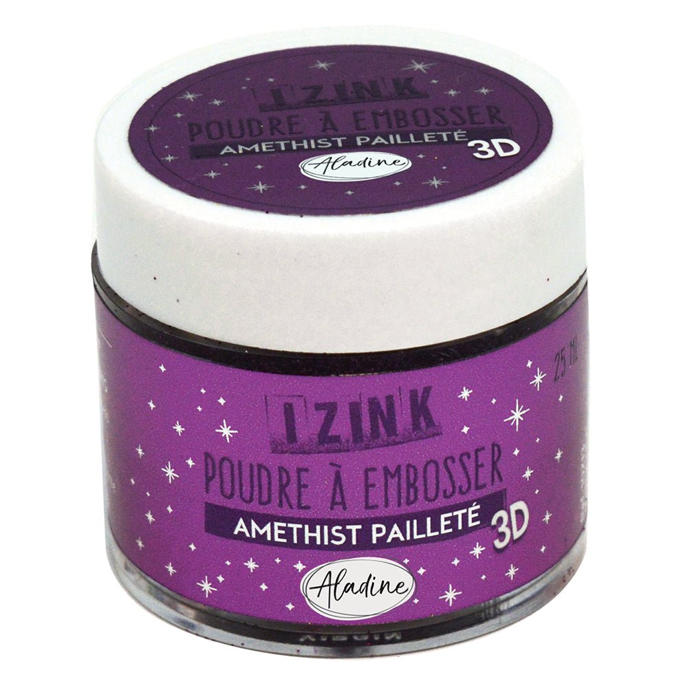 Aladine 3D Assorted Colour Izink Embossing Powder Scrapbooking Paper Crafts 25ml - Home - Crafts