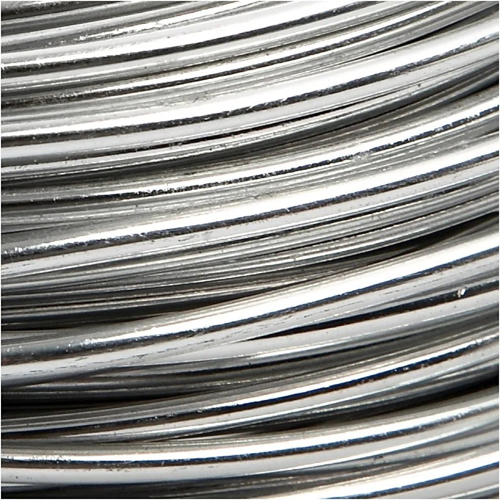 Aluminium Bonzai Metal Wire Silver Colour Craft Floral Accessories T:3mm L:29m