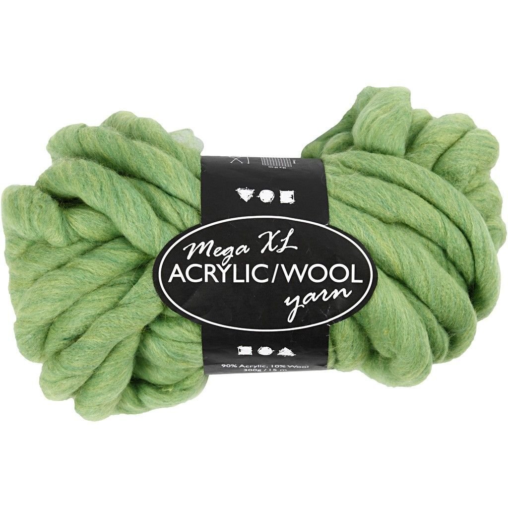 Assorted Colour Acrylic Wool Chunky Yarn Knitting Crocheting Crafts 15 mm 300 gm - Home - Crafts