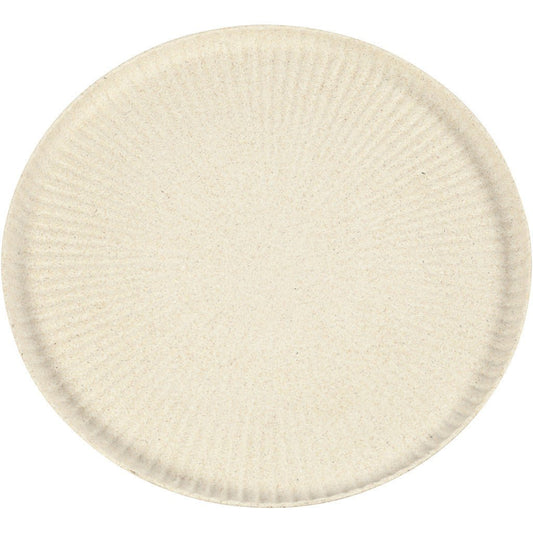 Bamboo Wood Fiber Circular Serving Tray Tableware Decoration Crafts D: 30cm - Home - Crafts