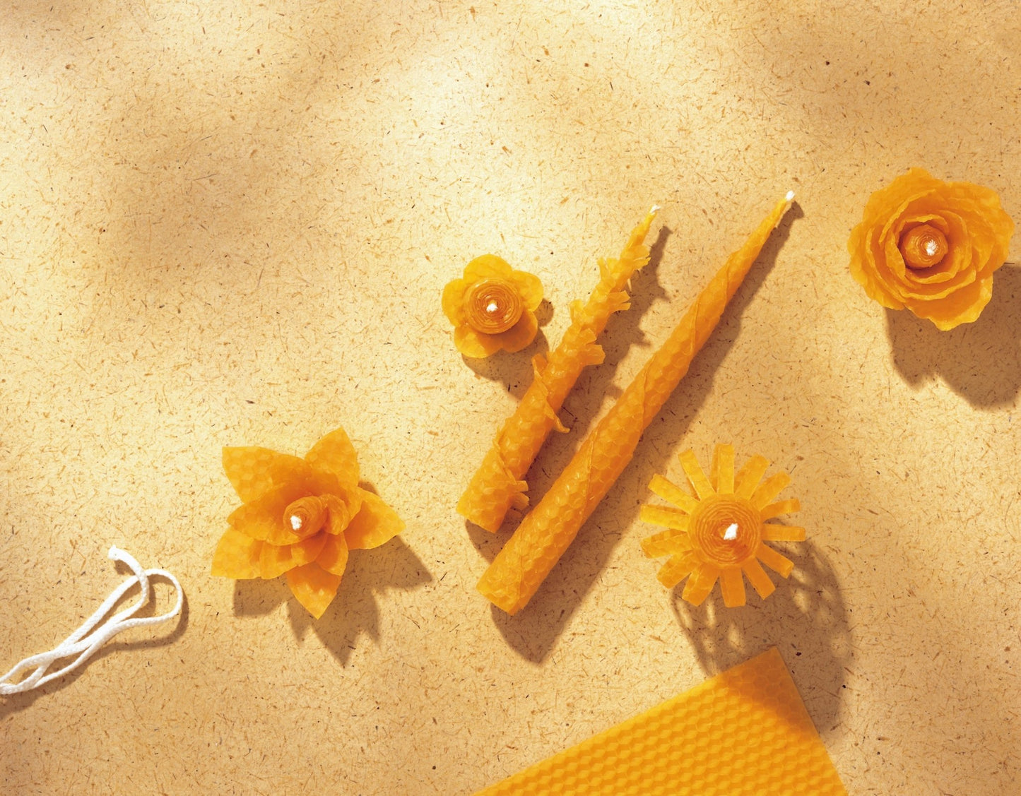 Beeswax Candle Kit Instructions Natural Beeswax Sheets Candle Wick Patterns