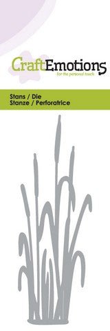 Bulrushes Stencil Die Universal Embossing Cutting Machine Sizzix Card Making - Home - Crafts